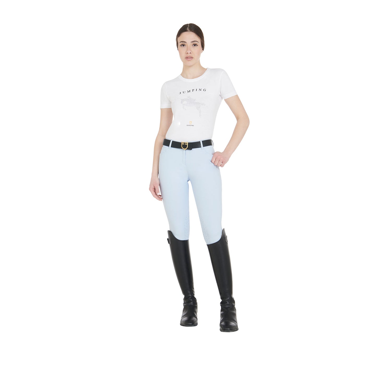 PANTALON MOD. ZENDA SLIM FIT POUR FEMME EN TISSU TECHNIQUE BI-ÉLASTIQUE