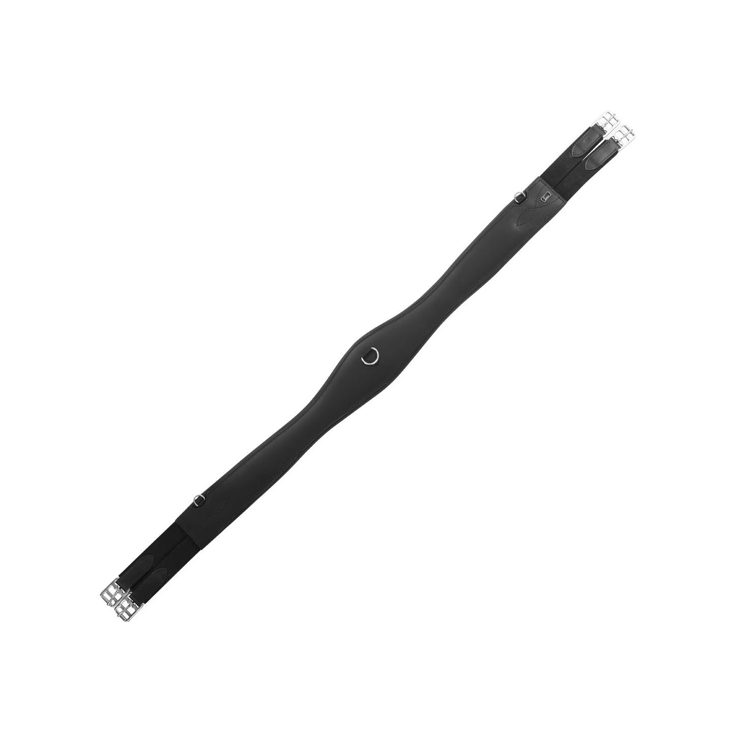 SANGLE EN CUIR MOULÉ - NOIR