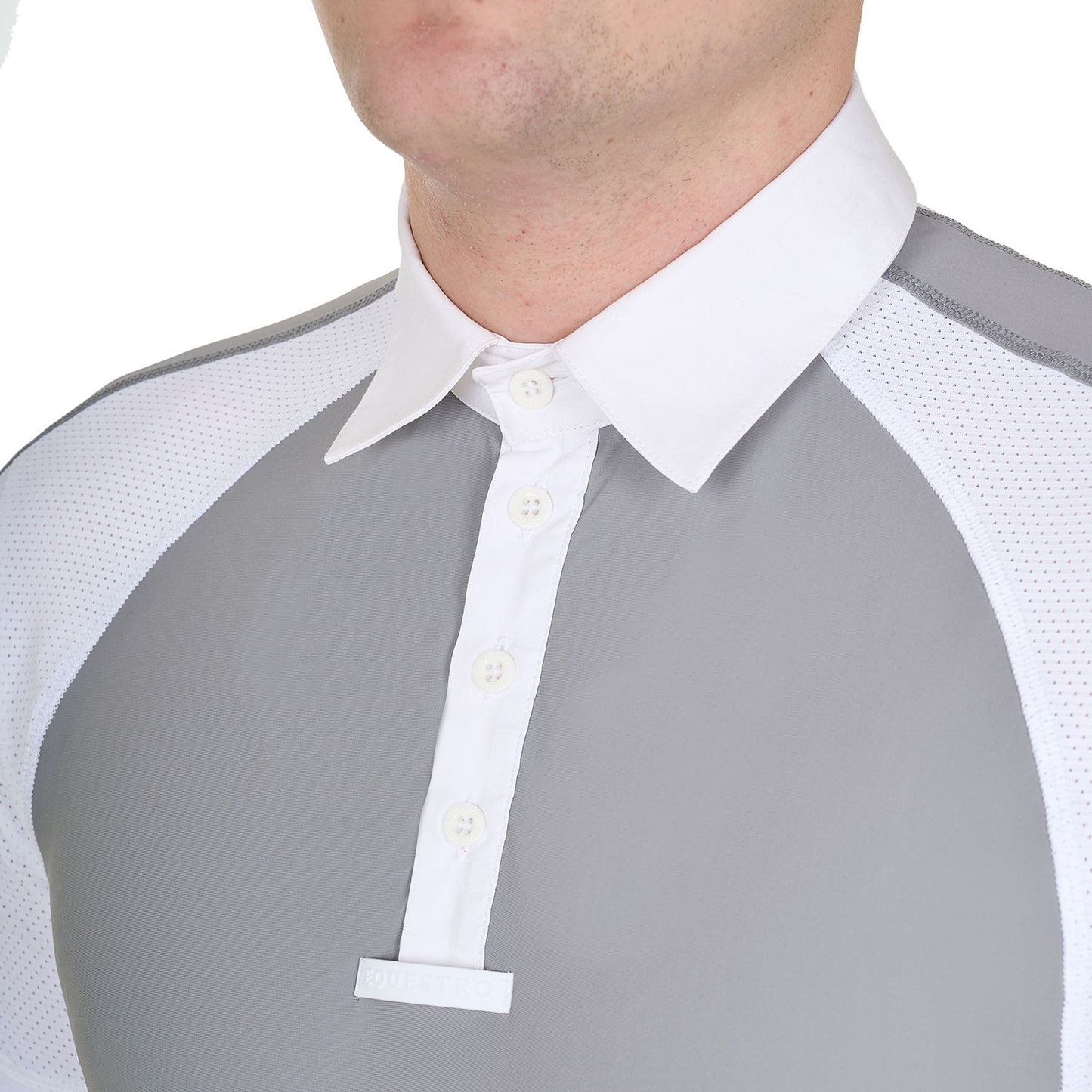 POLO DE COMPÉTITION SLIM FIT À QUATRE BOUTONS POUR HOMMES