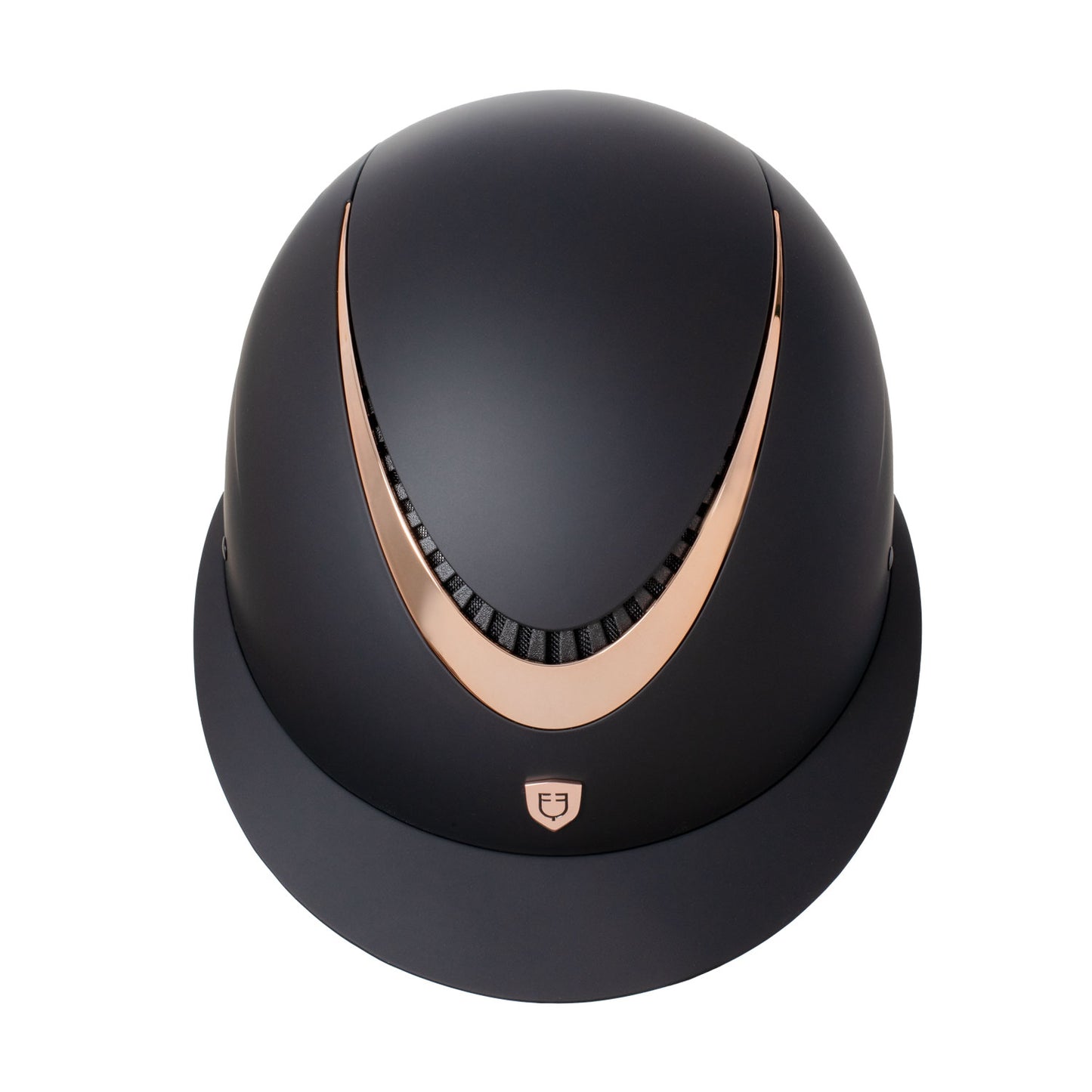 CASQUE EQUESTRO AVEC FRAME BRILLANT ET VISIÈRE LARGE