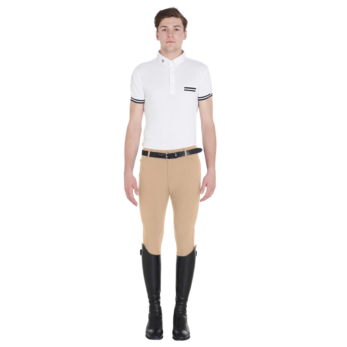 PANTALON SLIM FIT GRIP POUR HOMME AVEC LOGO EQUESTRO