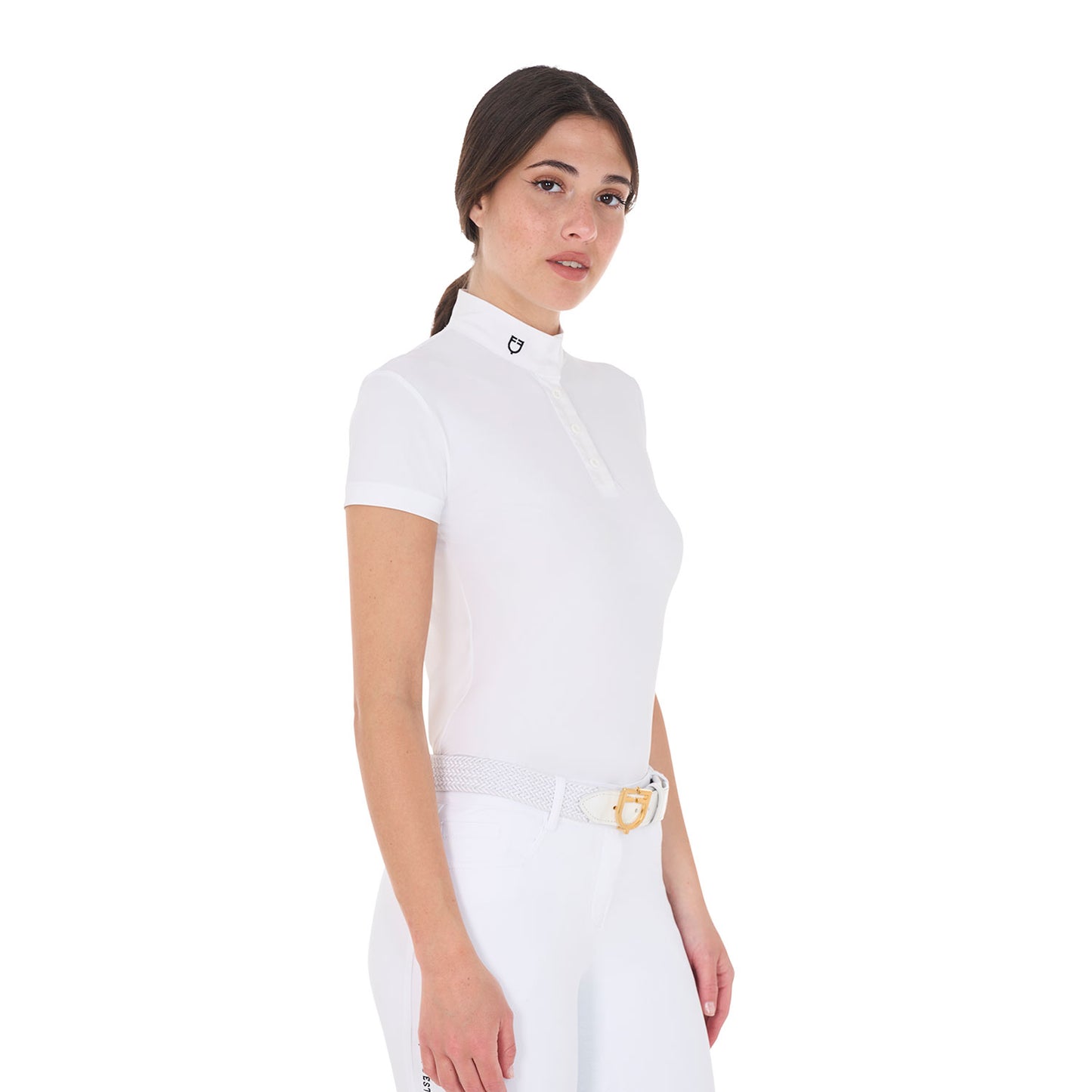 POLO DE COMPÉTITION SLIM FIT COL CORÉEN POUR FEMME