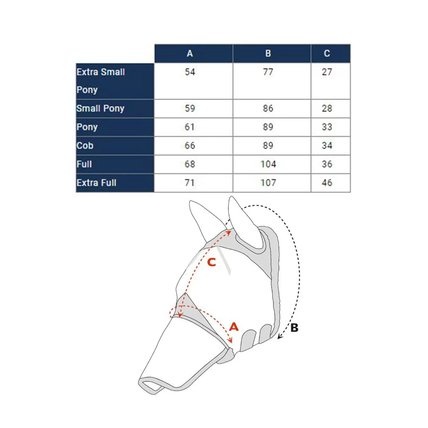 Masque anti-mouches Shires ultra pro Fly avec protection contre les rayons UV