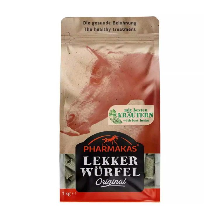 BISCUIT SNACK PHARMAKA LEKKERWURFEL HERBS 1 KG