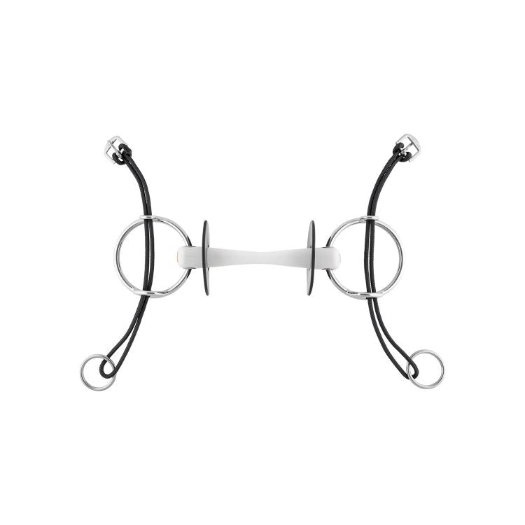 NATHE GAG BIT 20MM W. FLEX. MULLEN MOUTH