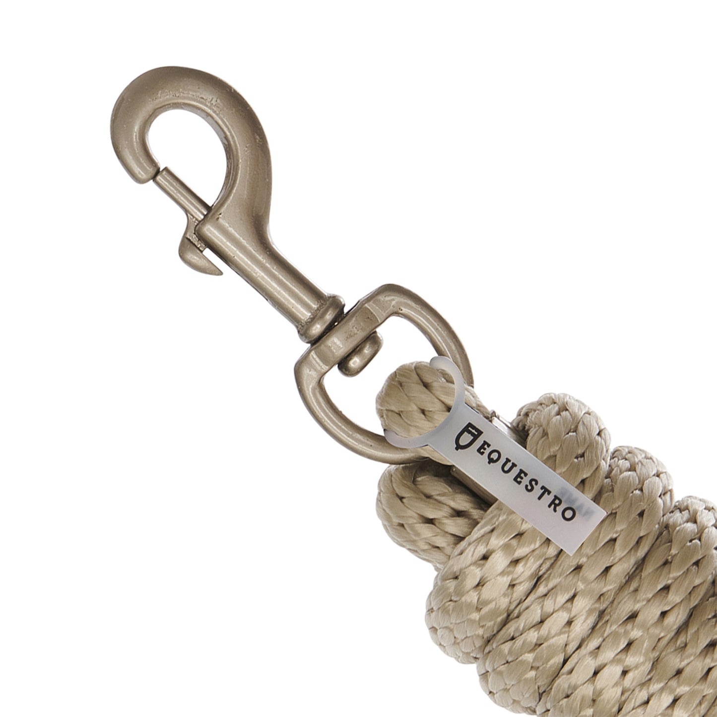 LONGE EQUESTRO AVEC MOUSQUETON EN SATINÉ DURABLE