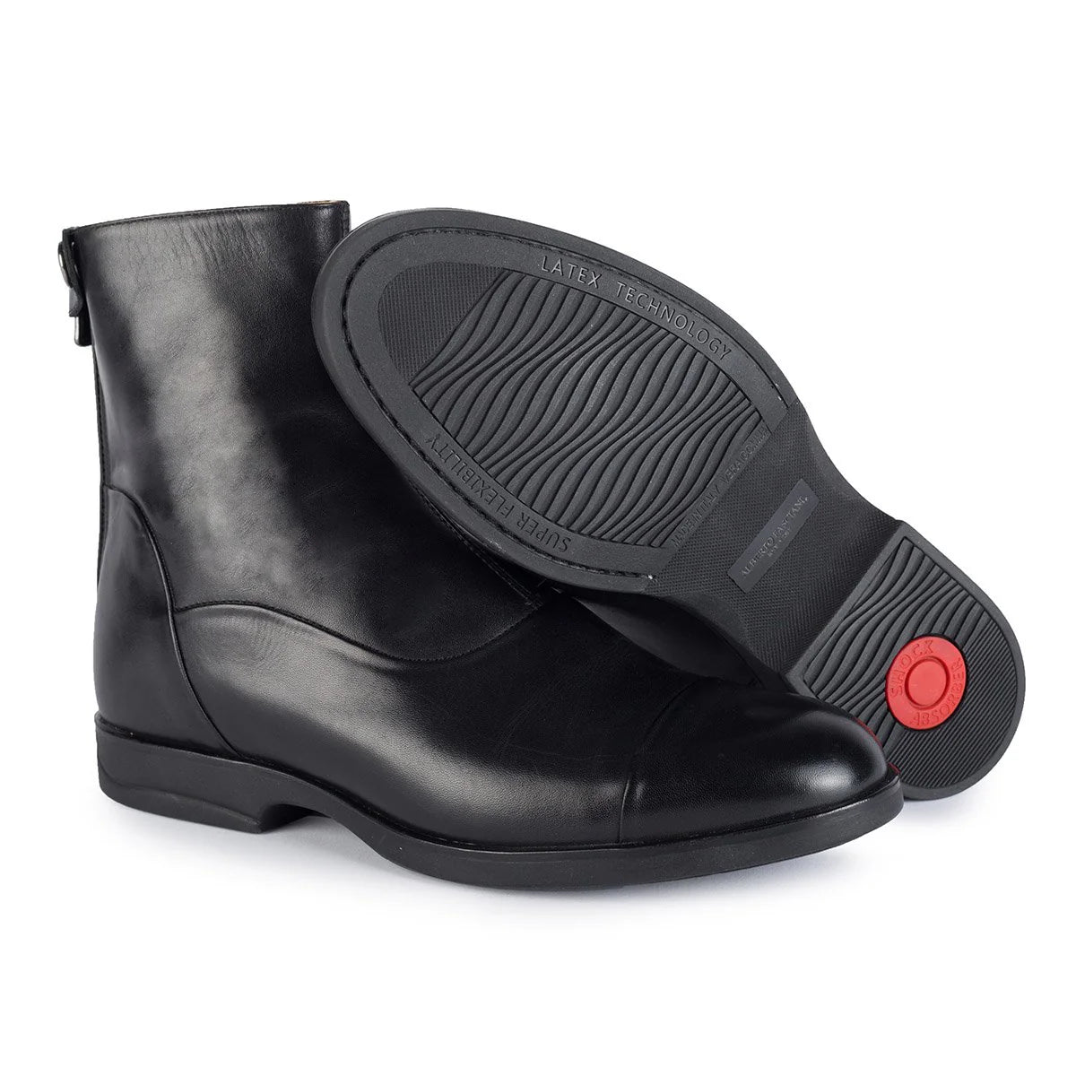 BOOTS ALBERTO FASCIANI EN CUIR DE VEAU NOIR