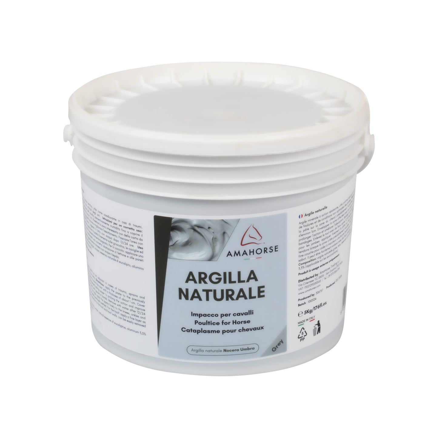 AMACLAY ARGILLE GRIS : cataplasme pour chevaux