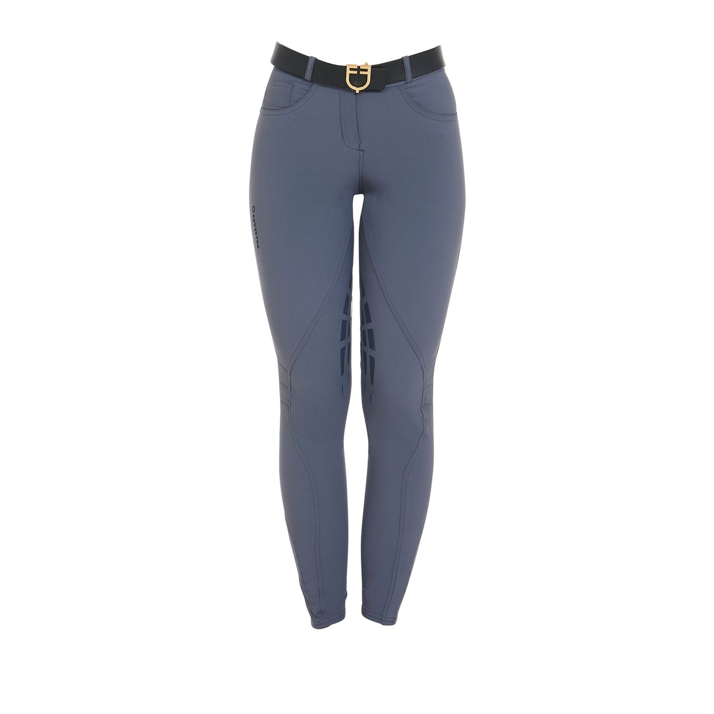 PANTALON FEMME EN TISSU TECHNIQUE AVEC GRIP AU GENOU