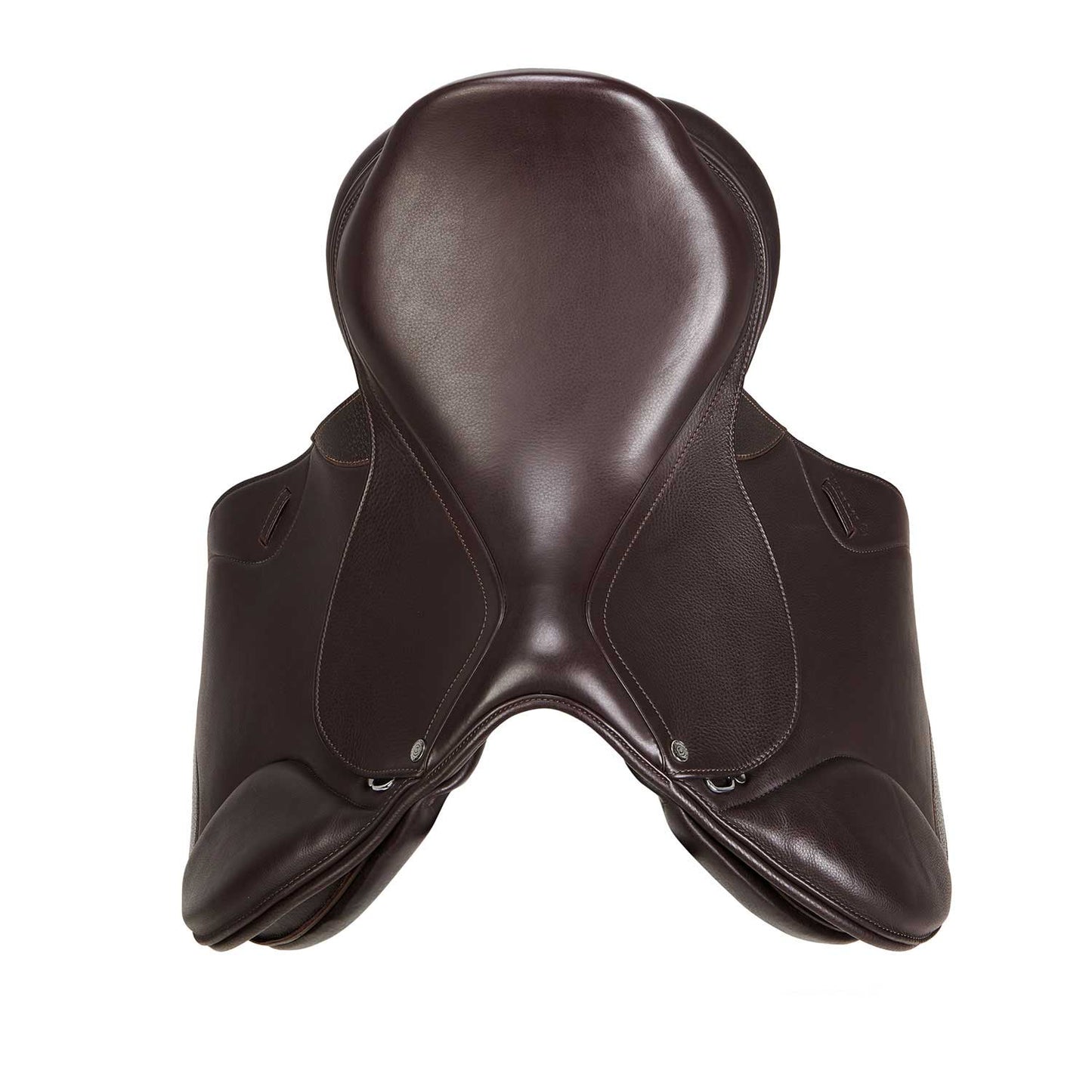 Selle de saut en cuir doublé Equestro