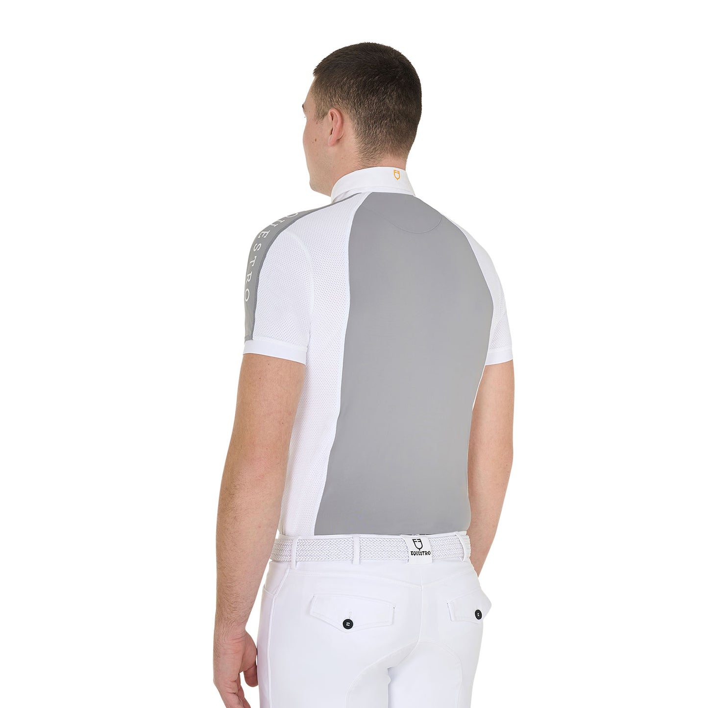 POLO DE COMPÉTITION SLIM FIT À QUATRE BOUTONS POUR HOMMES