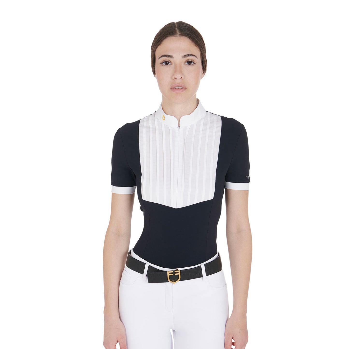 POLO FEMME SLIM FIT COTON PLISSÉ