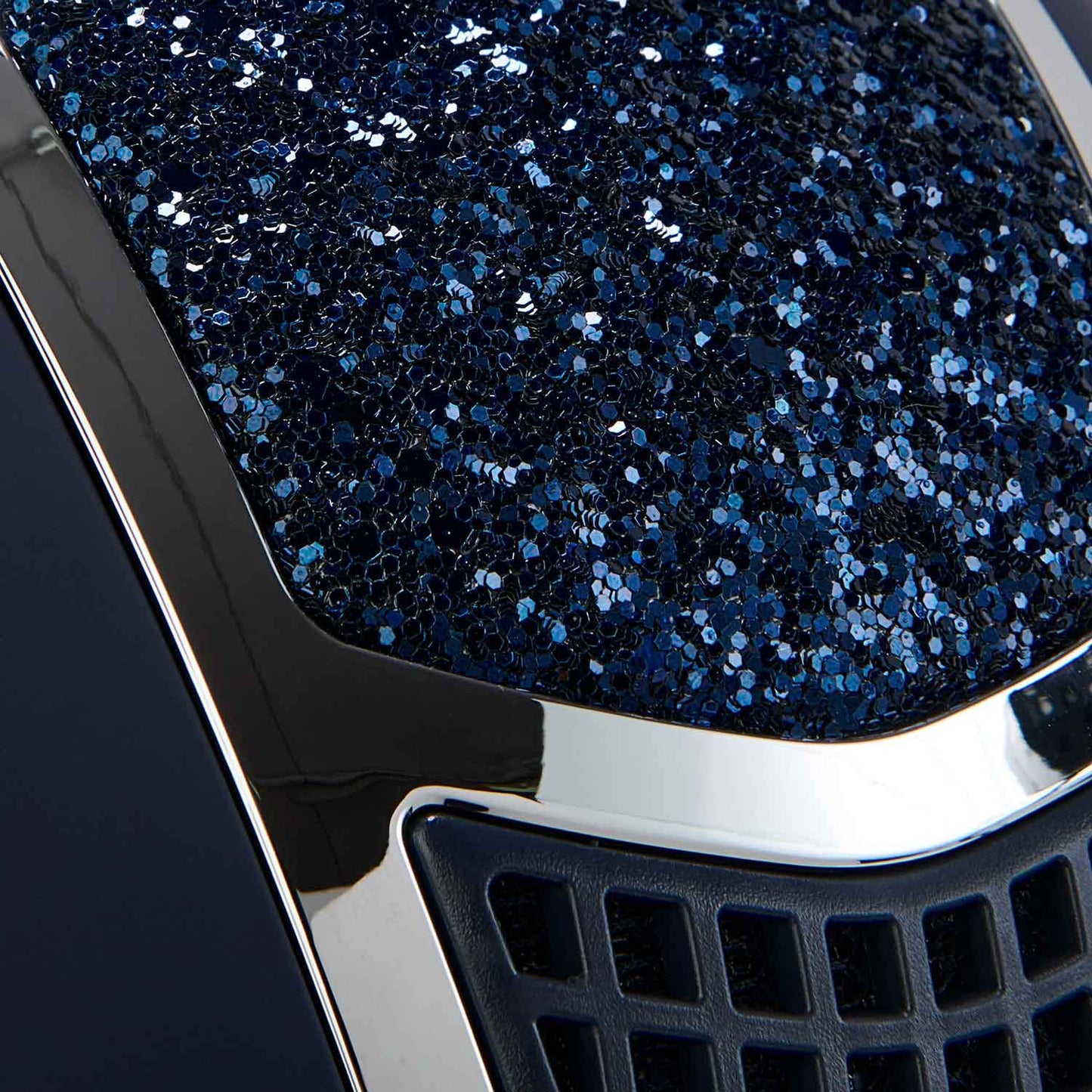 CASQUE ÉCLIPSE STONE MATT AVEC VISIÈRE LARGE BLEU/ARGENT