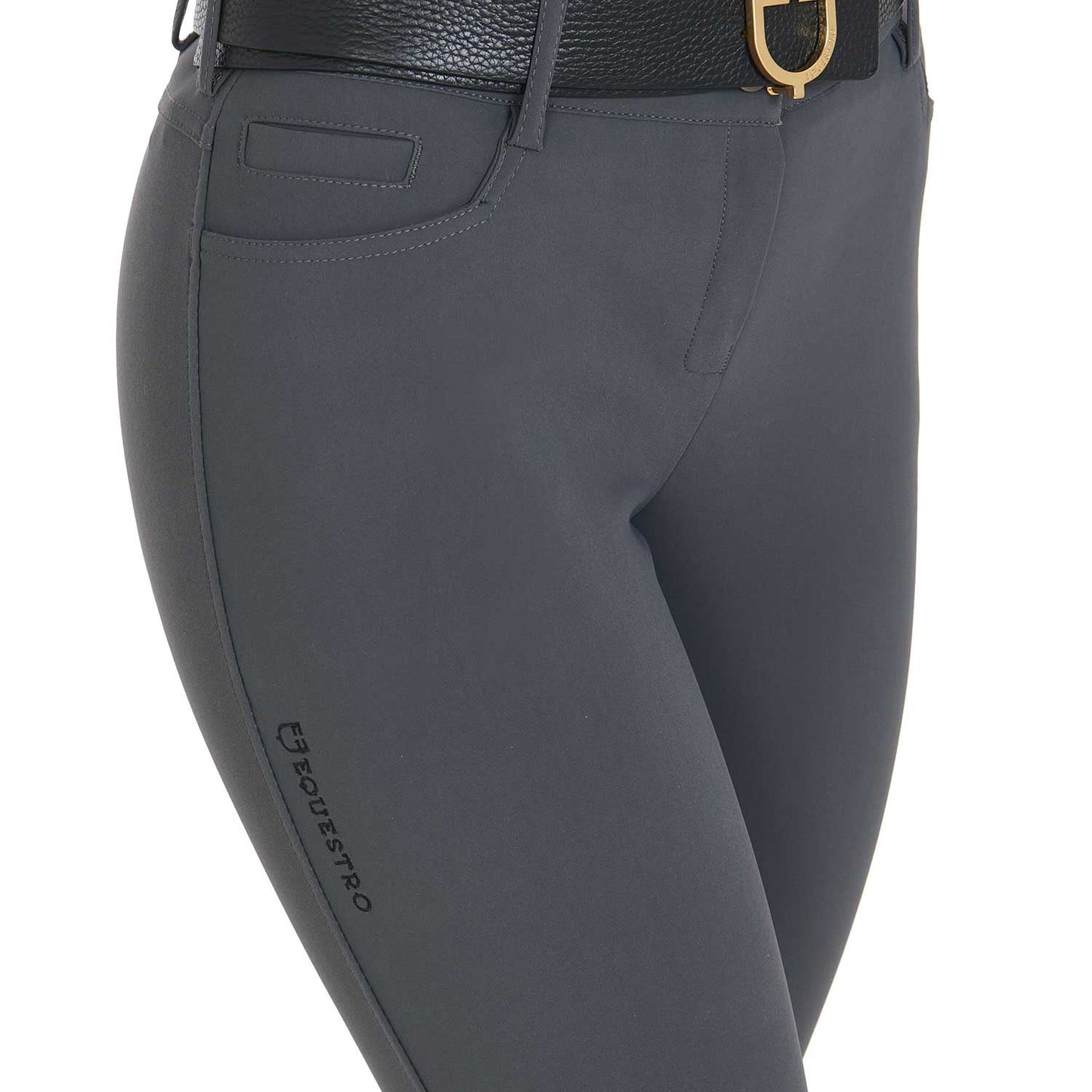 PANTALON FEMME SLIM FIT GRIP AVEC LOGO EQUESTRO