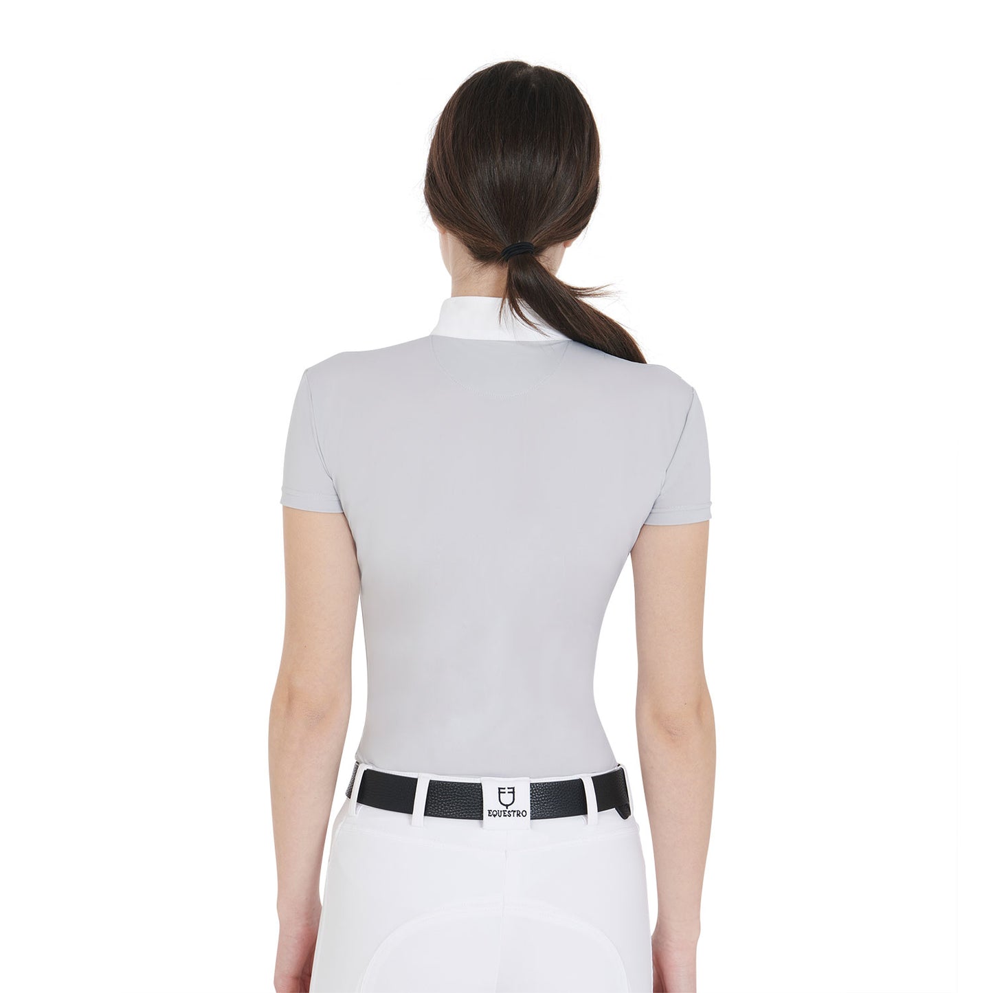 POLO DE COMPÉTITION POUR FEMME SLIM FIT DEMI-MANGUES