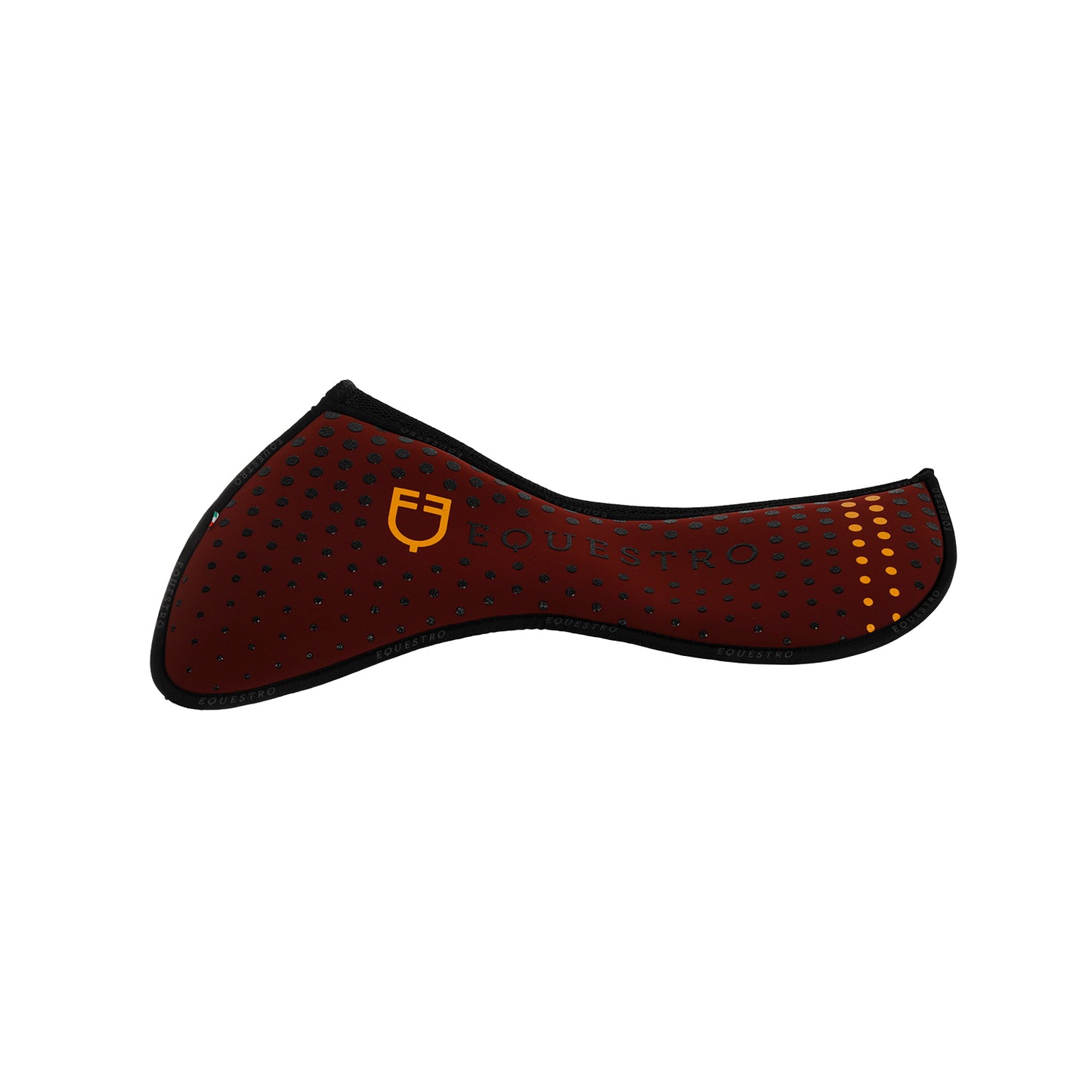 AMORTISSEUR EQUESTRO EN MEMORY FOAM AVEC POIGNÉE EN SILICONE ET LOGO