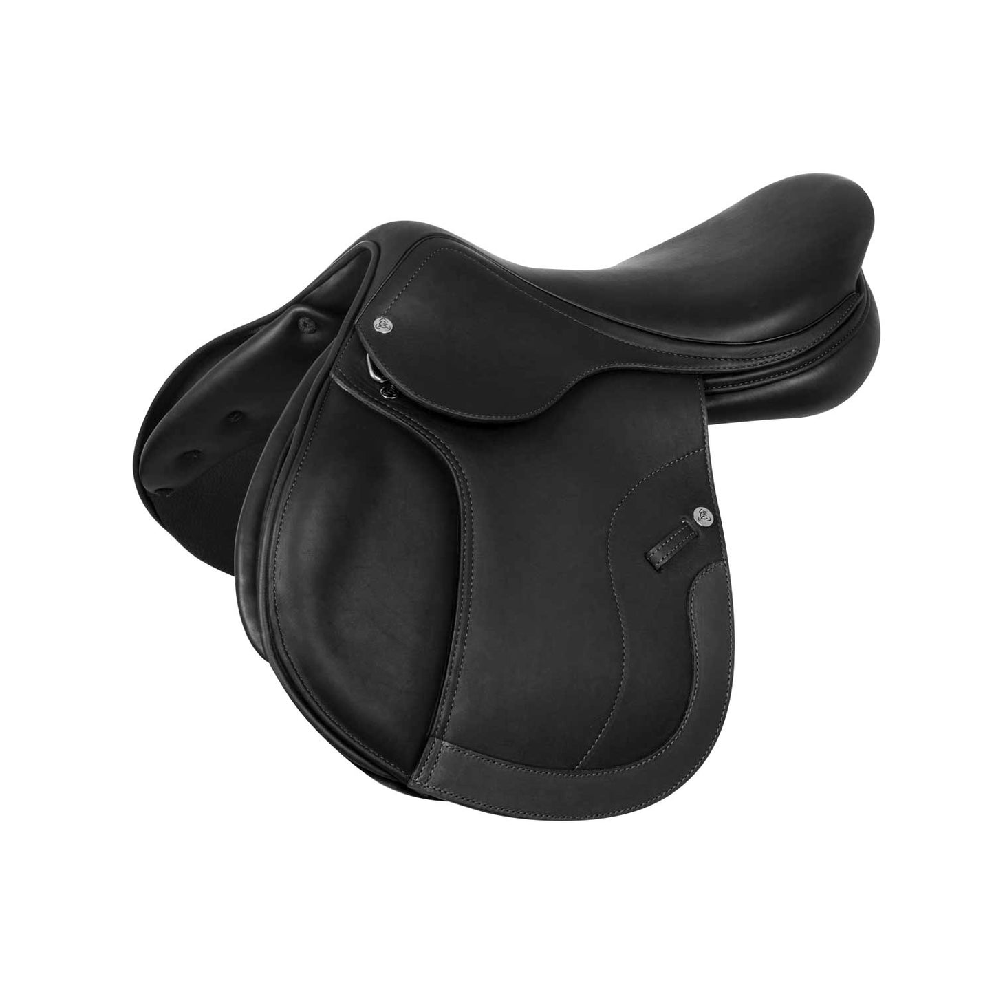Selle de saut Roma arçon bois cuir double Acavallo