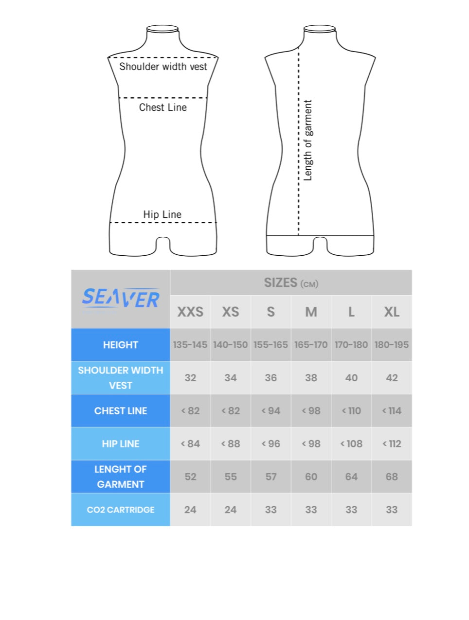 GILET AIR BAG SEAVER SAFE FIT