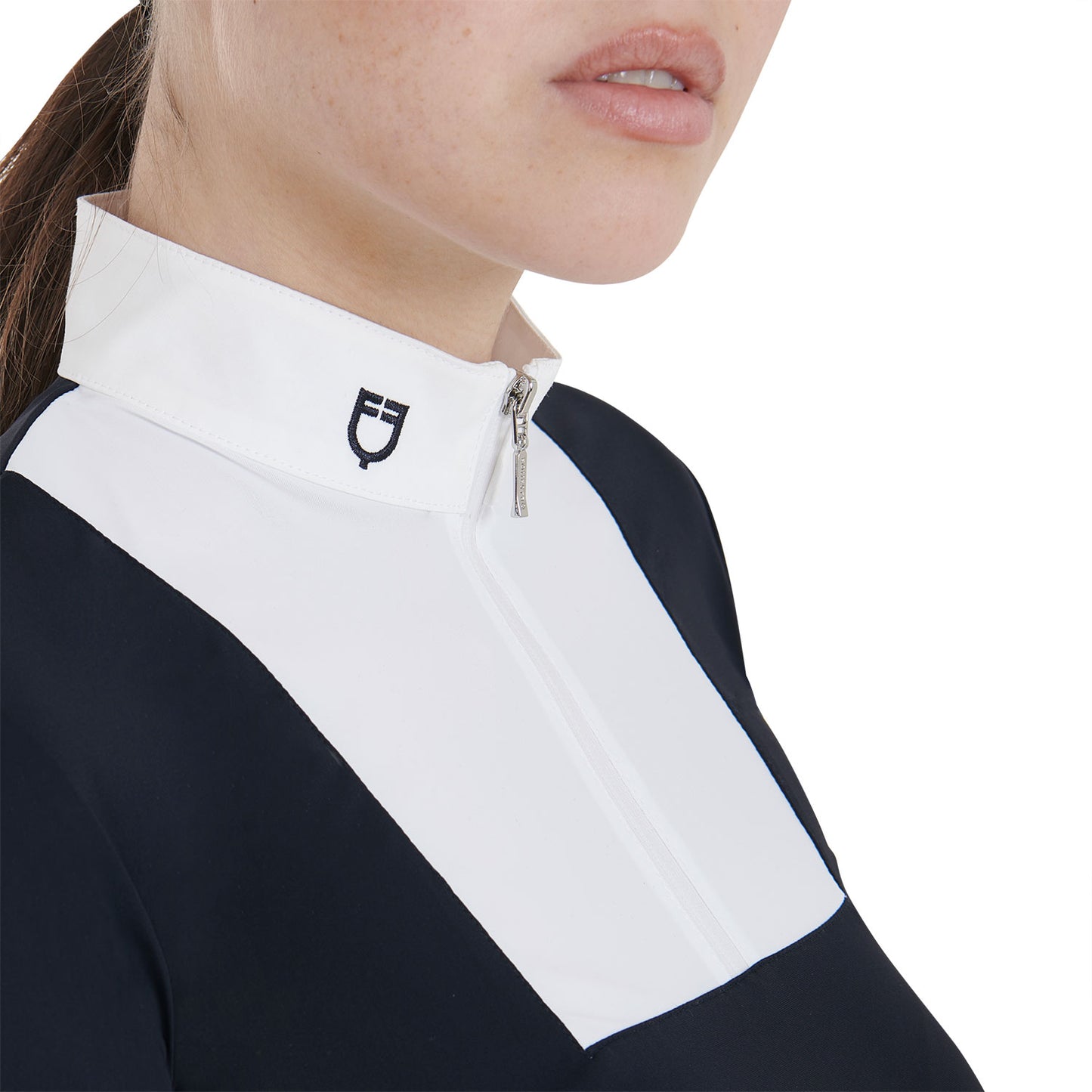 POLO DE COMPÉTITION POUR FEMME SLIM FIT DEMI-MANGUES