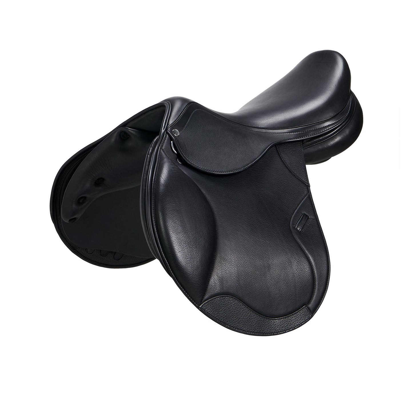 Selle de saut en cuir doublé Equestro