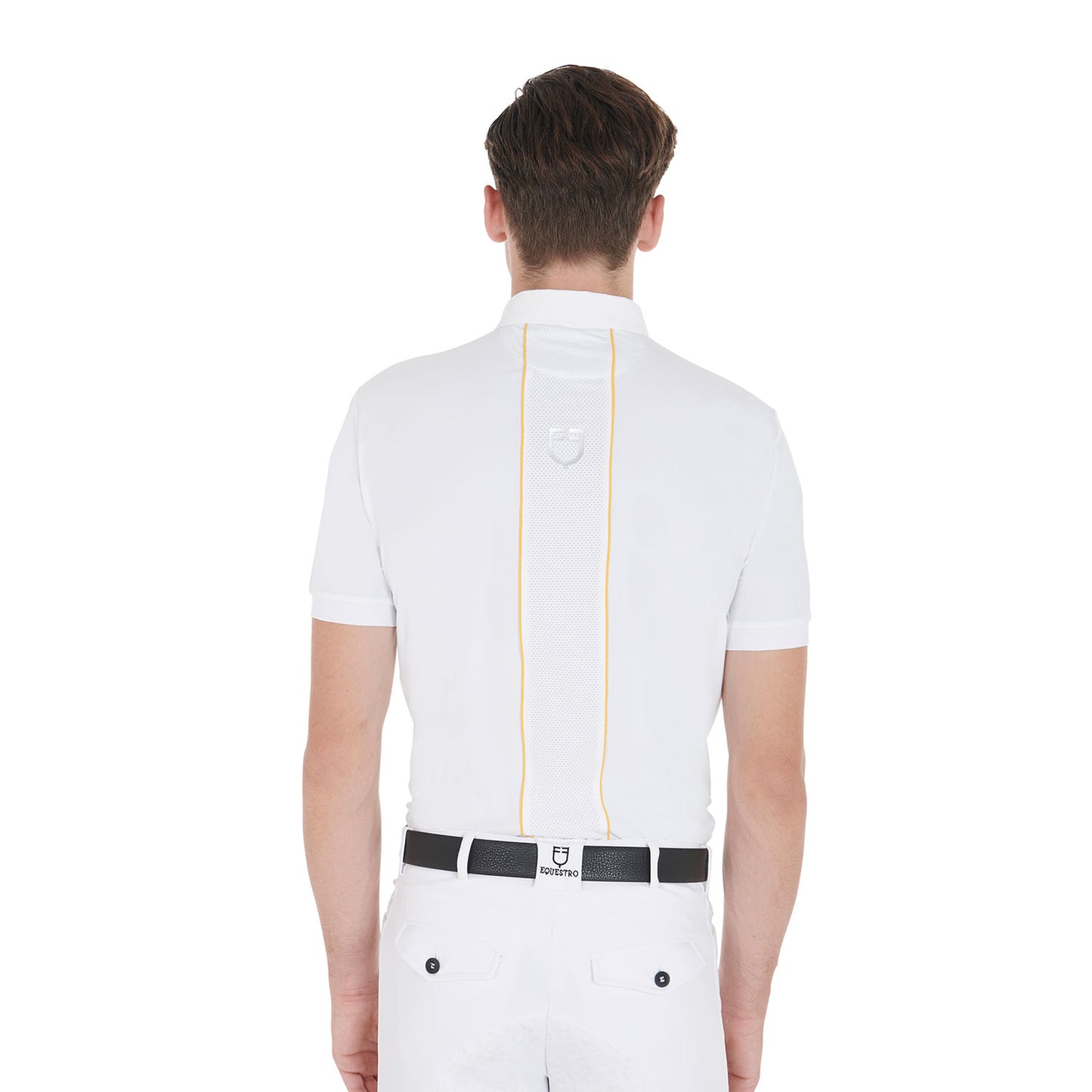 POLO HOMME SLIM FIT TISSU TECHNIQUE AVEC PASSEPOIL