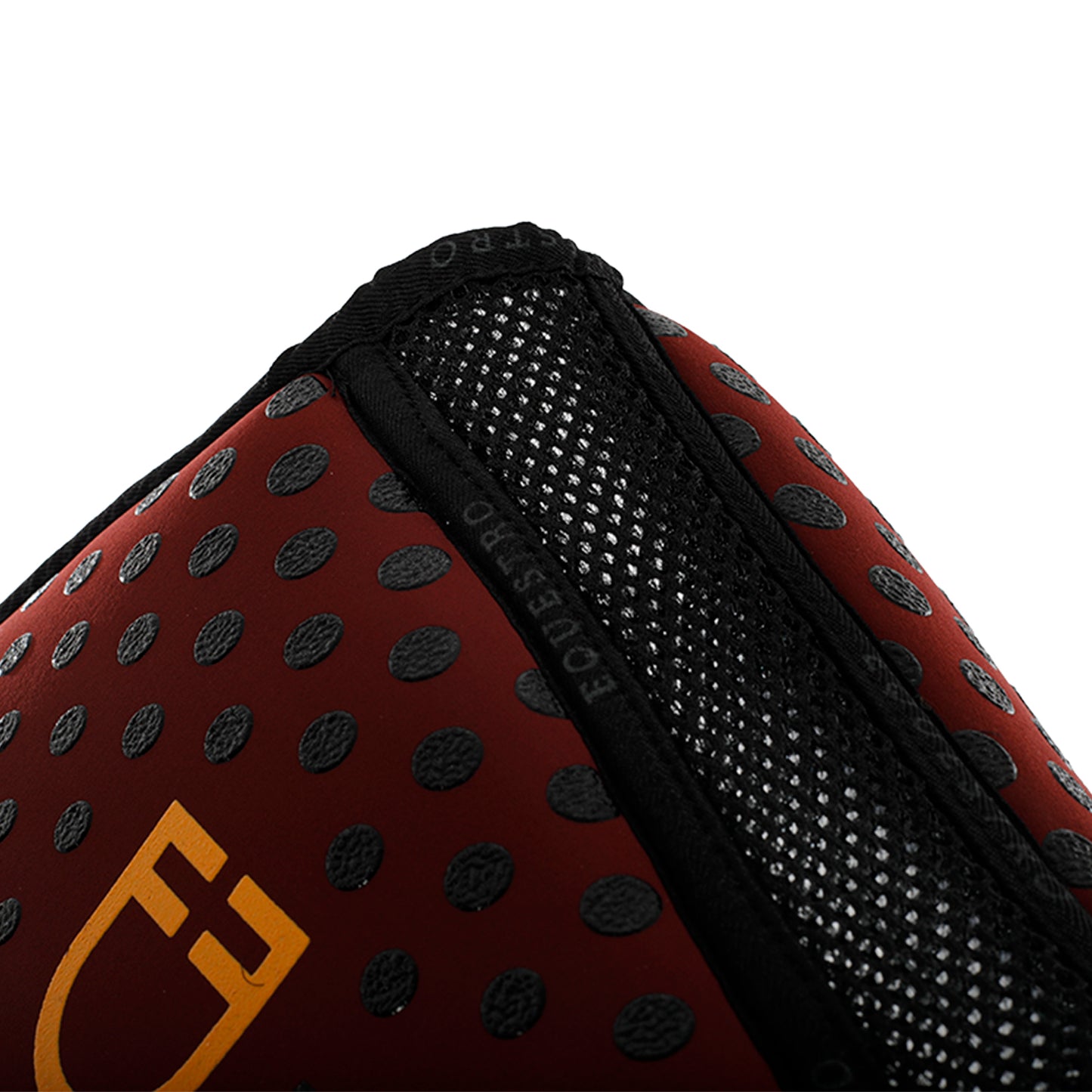 AMORTISSEUR EQUESTRO EN MEMORY FOAM AVEC POIGNÉE EN SILICONE ET LOGO