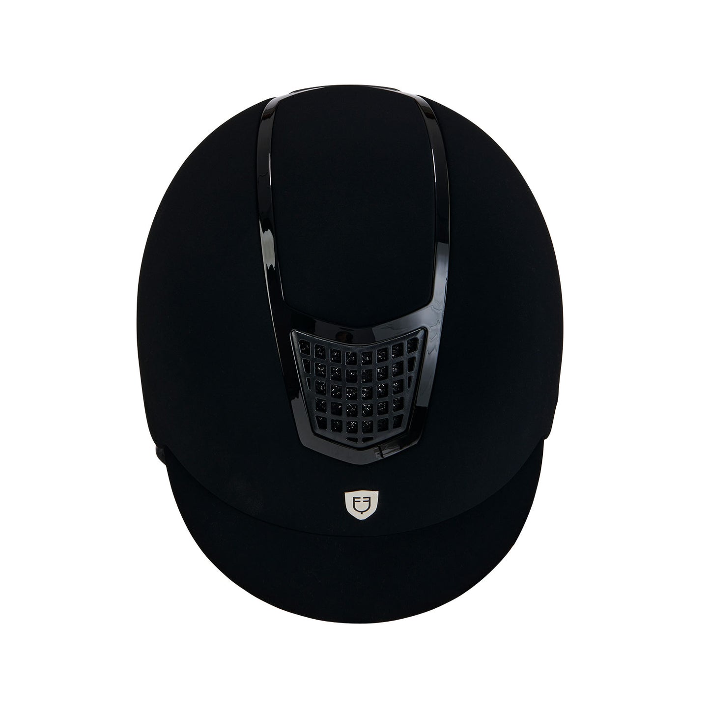 CASQUE EQUESTRO EN VELOURS NOIR