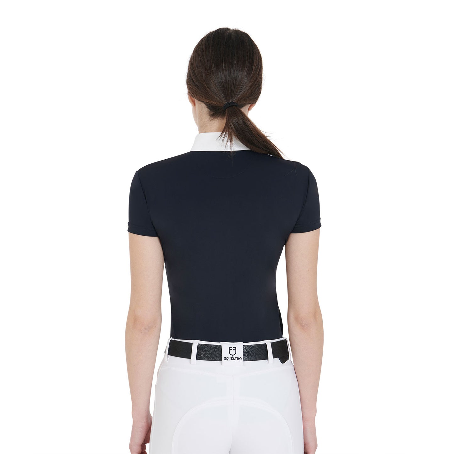 POLO DE COMPÉTITION POUR FEMME SLIM FIT DEMI-MANGUES