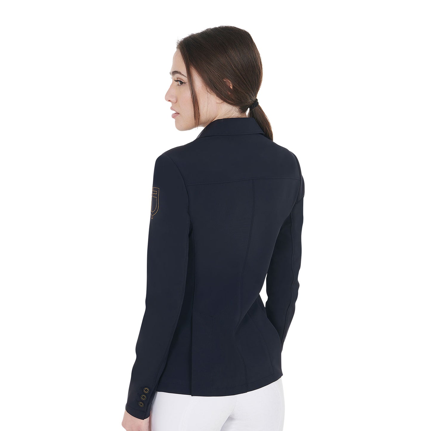 VESTE DE CONCOURS POUR FEMME AVEC LOGO BRODÉ EN CONTRASTE