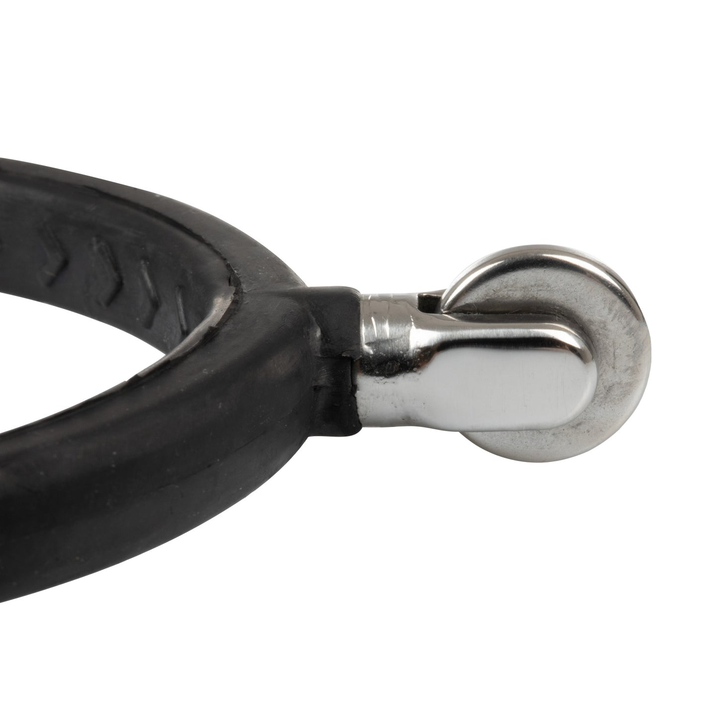 ÉPERONS METALAB ROUE LISSE C/CAOUTCHOUC SUPER GRIP