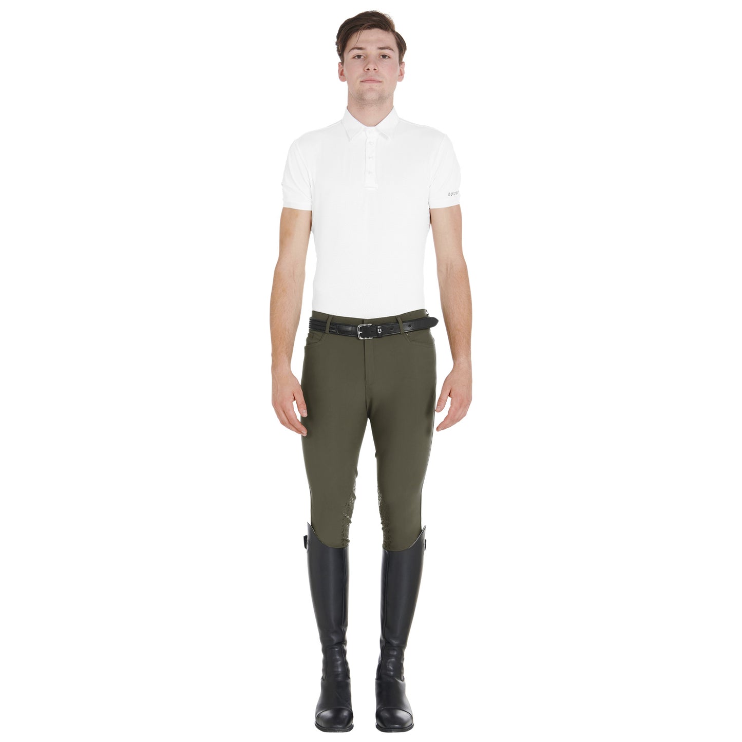 PANTALON SLIM FIT GRIP POUR HOMME AVEC LOGO EQUESTRO