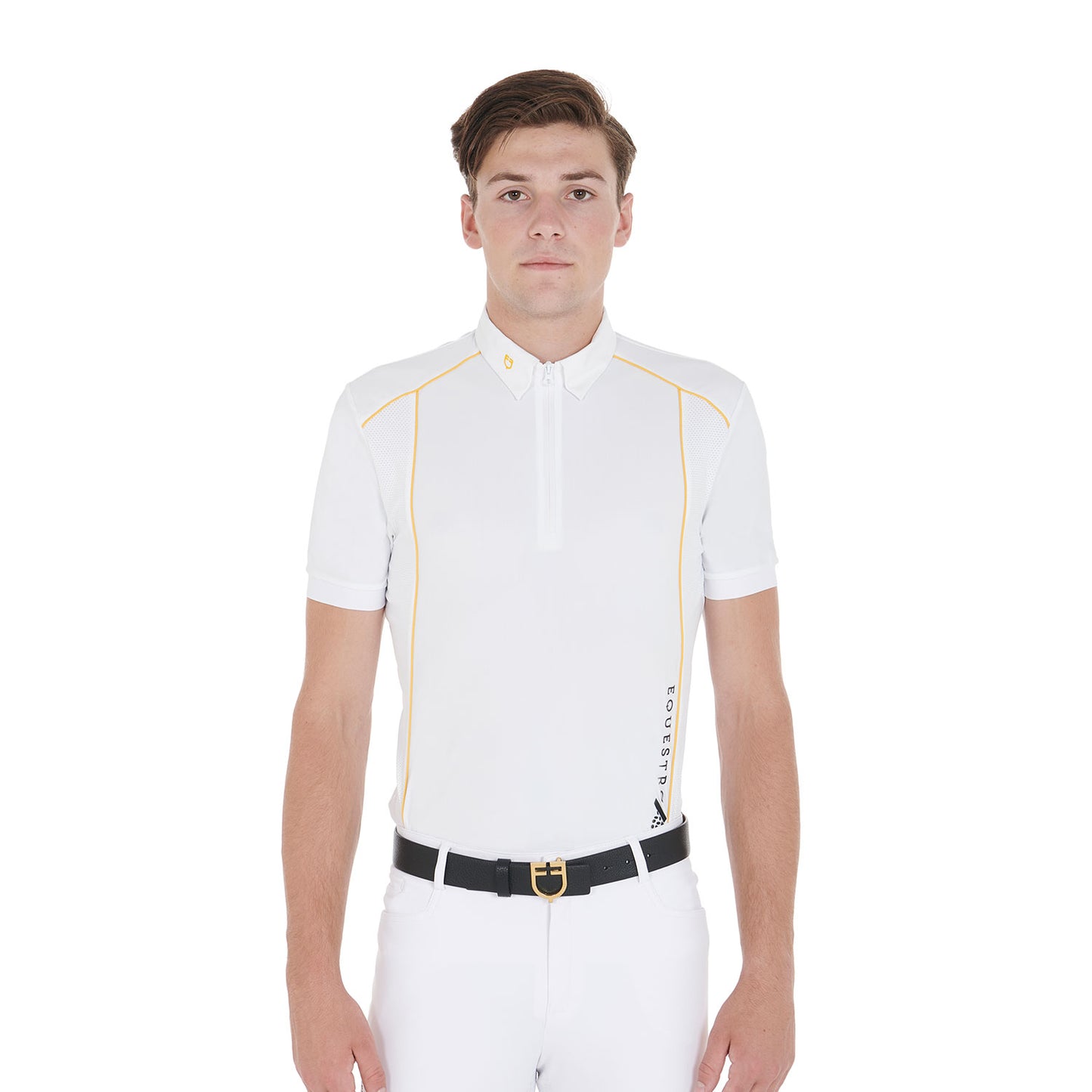 POLO HOMME SLIM FIT TISSU TECHNIQUE AVEC PASSEPOIL