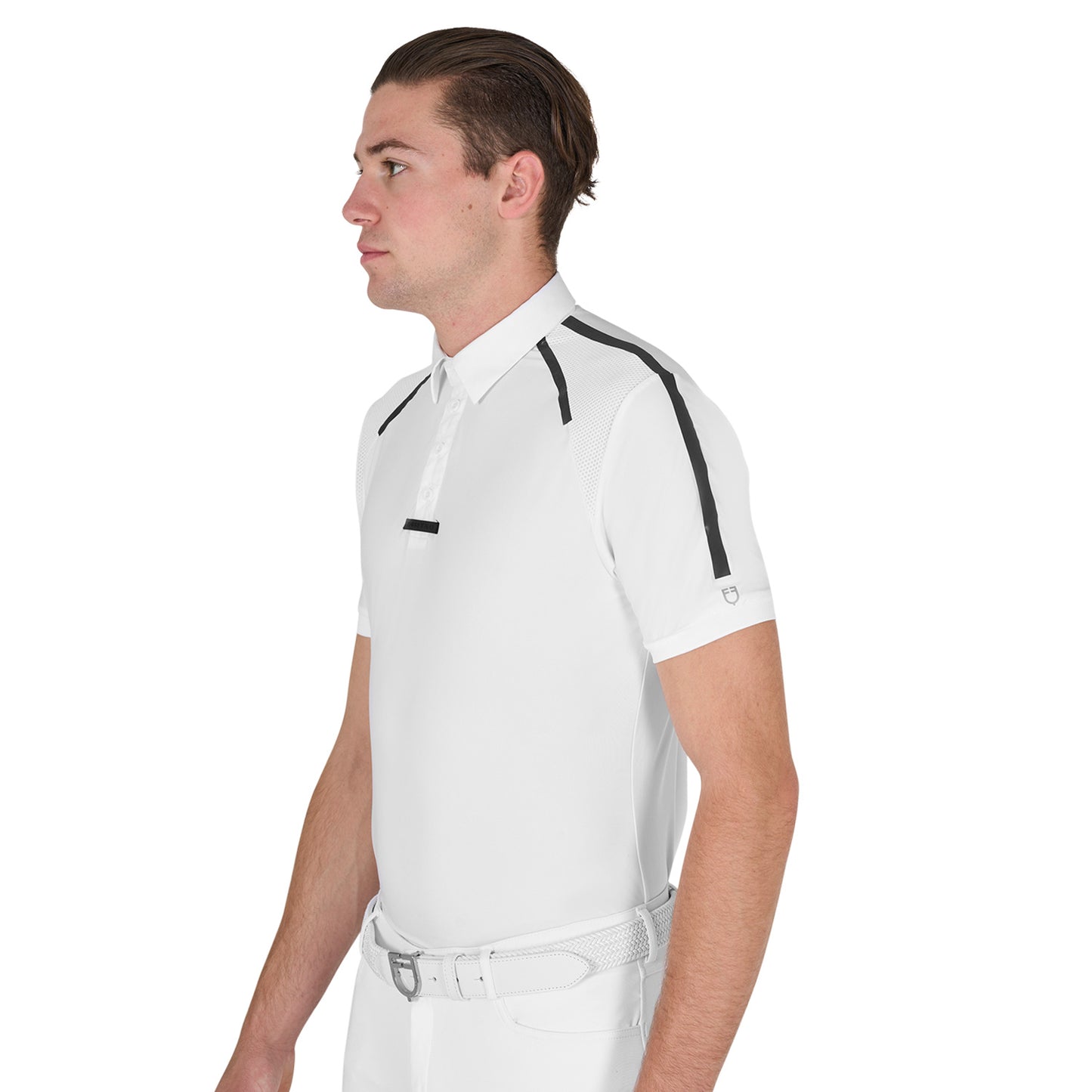 POLO DE COMPÉTITION POUR HOMME SLIM FIT DEMI-MANCANCHES