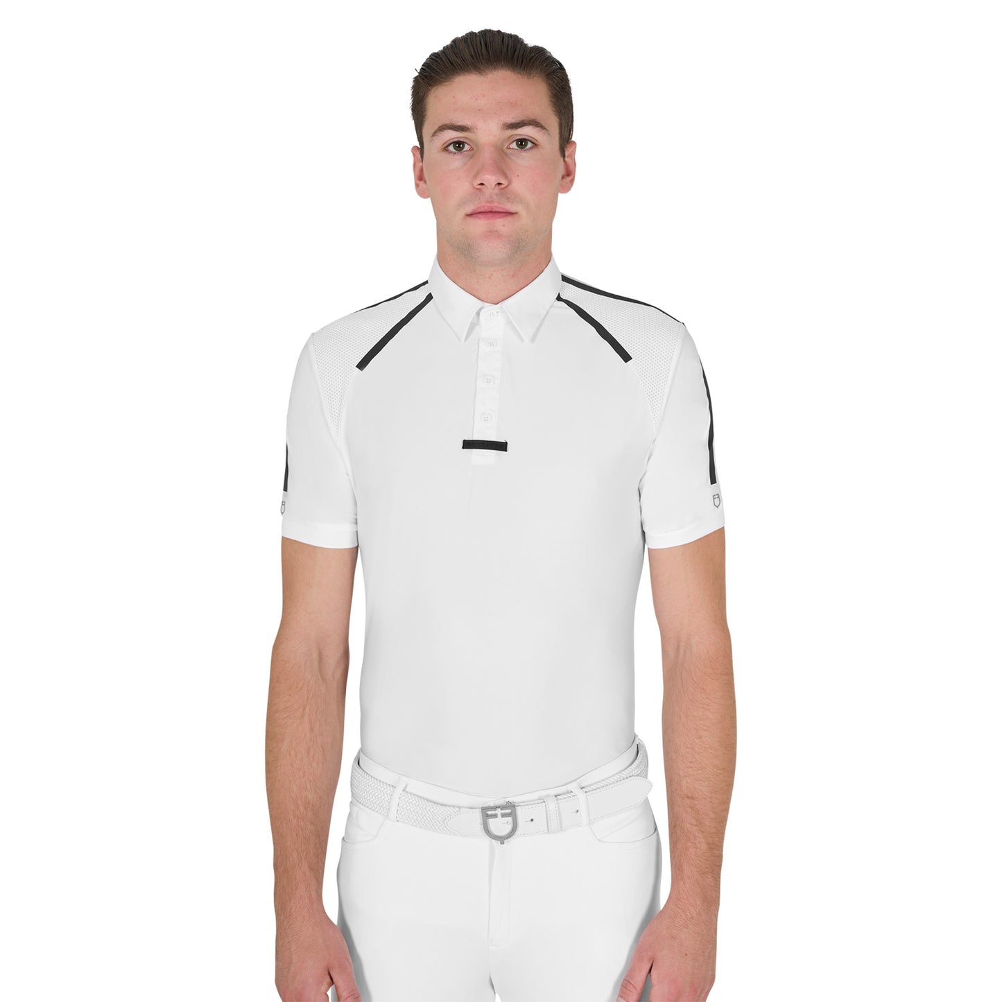 POLO DE COMPÉTITION POUR HOMME SLIM FIT DEMI-MANCANCHES