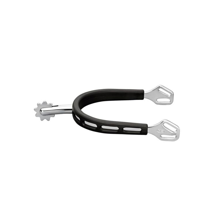 ÉPERONS ULTRA FIT EXTRA GRIP AVEC FIXATION BALKENHOL - ACIER INOXYDABLE, 40 MM