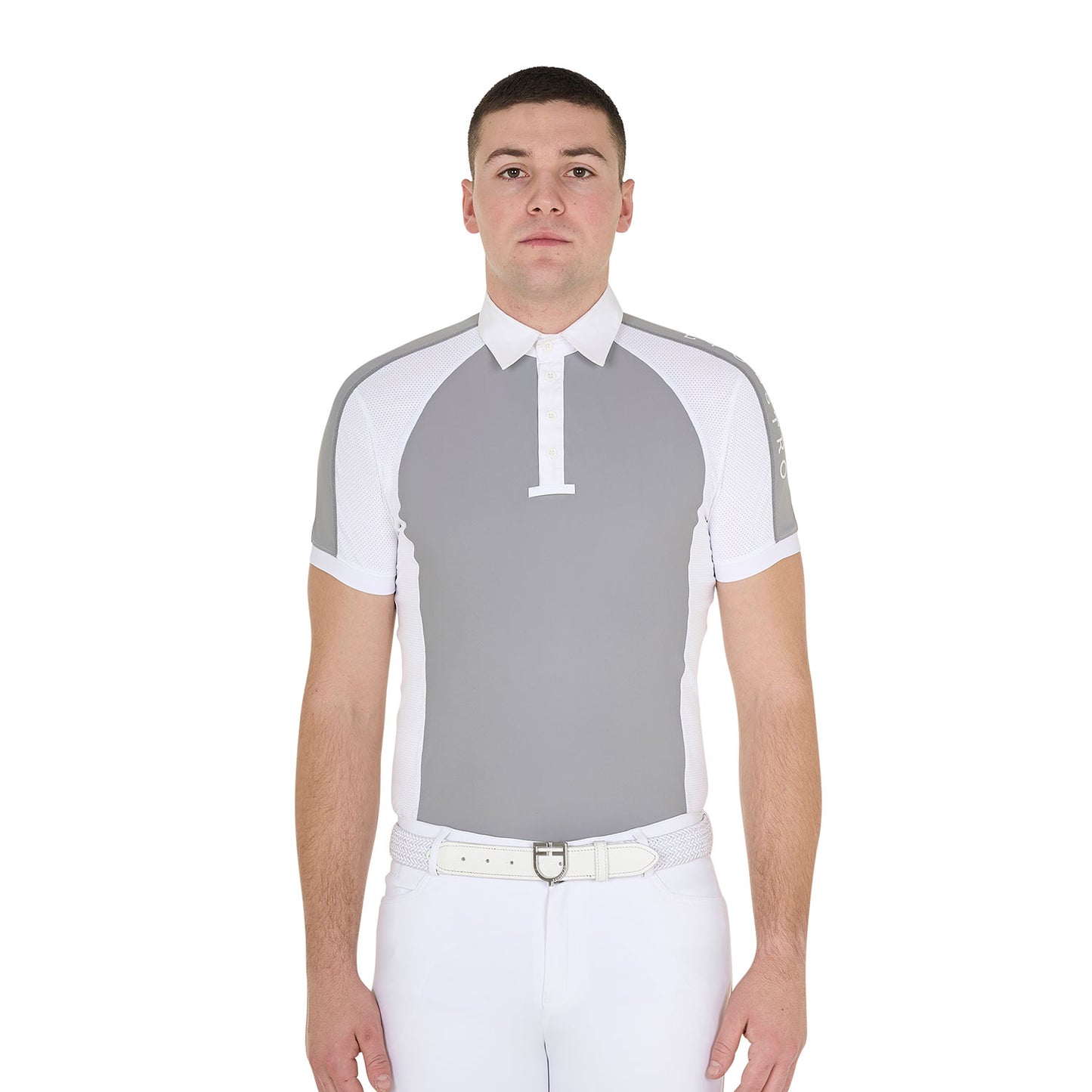 POLO DE COMPÉTITION SLIM FIT À QUATRE BOUTONS POUR HOMMES