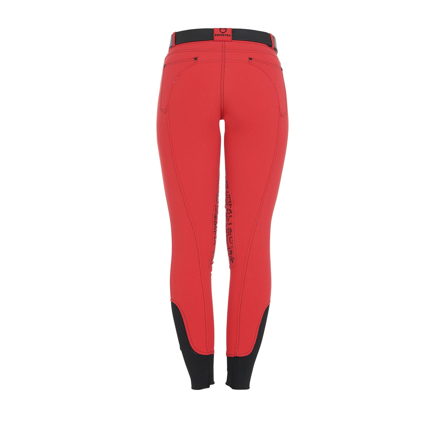 PANTALON FEMME EN TISSU TECHNIQUE AVEC AGRIPPE AU GENOU
