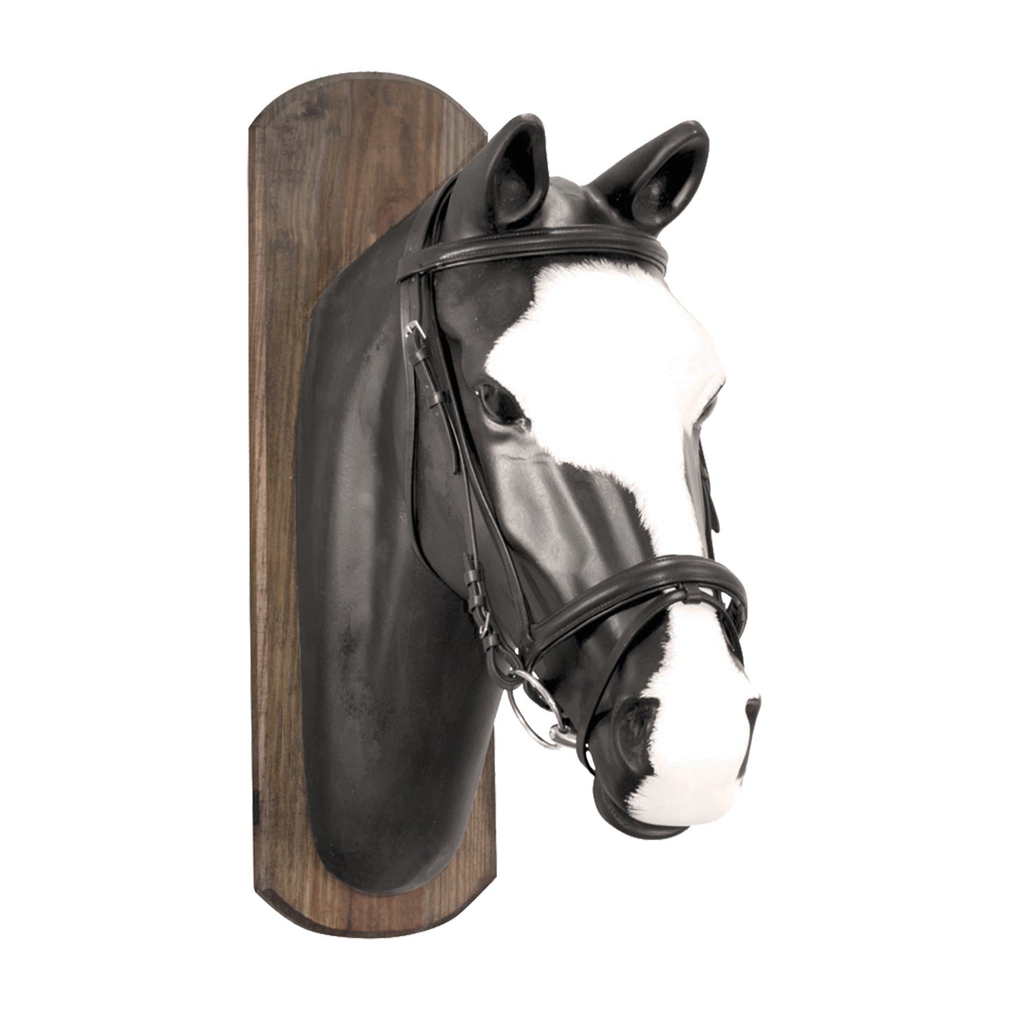 BRIDON EN CUIR COMPLÈTE AVEC RÊNES EN TOILE