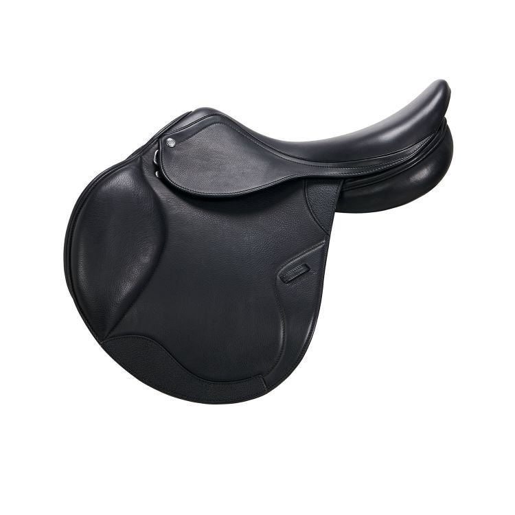 Selle de saut en cuir doublé Equestro