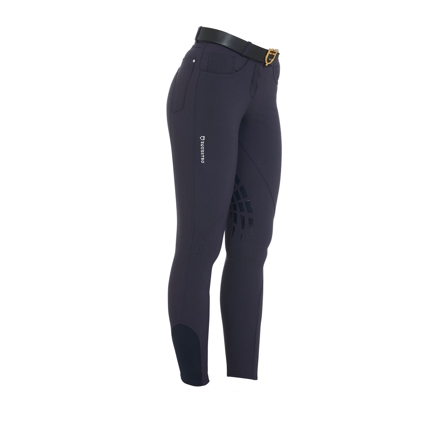PANTALON FEMME EN TISSU TECHNIQUE AVEC GRIP AU GENOU
