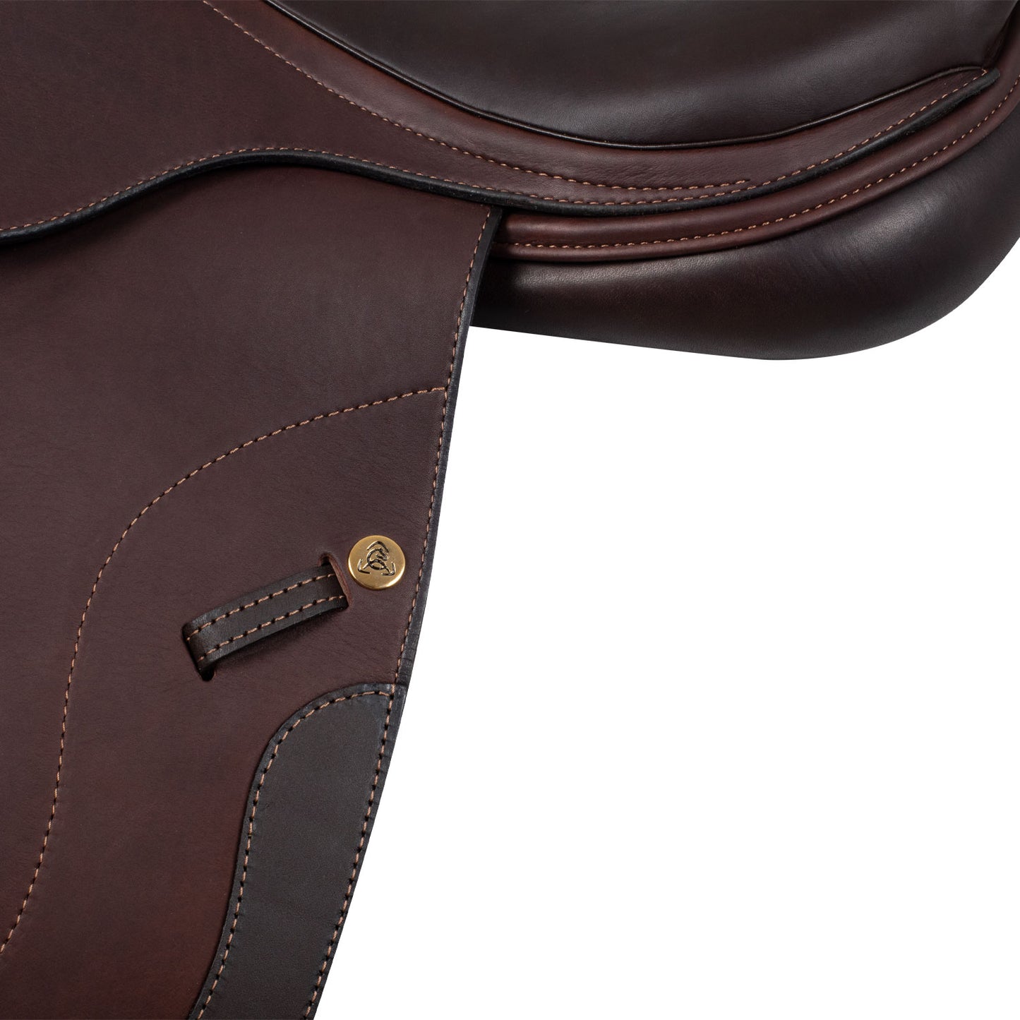 Selle de saut Roma arçon bois cuir double Acavallo
