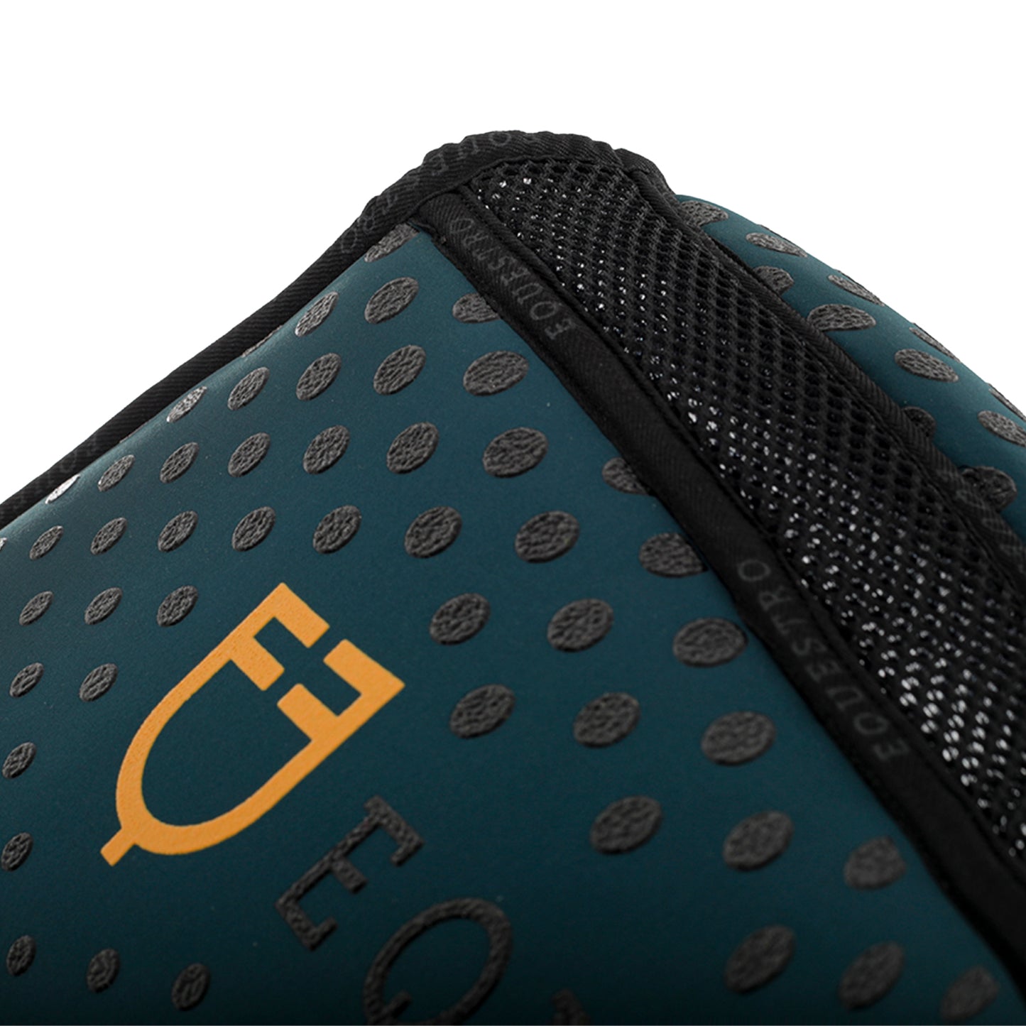 AMORTISSEUR EQUESTRO EN MEMORY FOAM AVEC POIGNÉE EN SILICONE ET LOGO