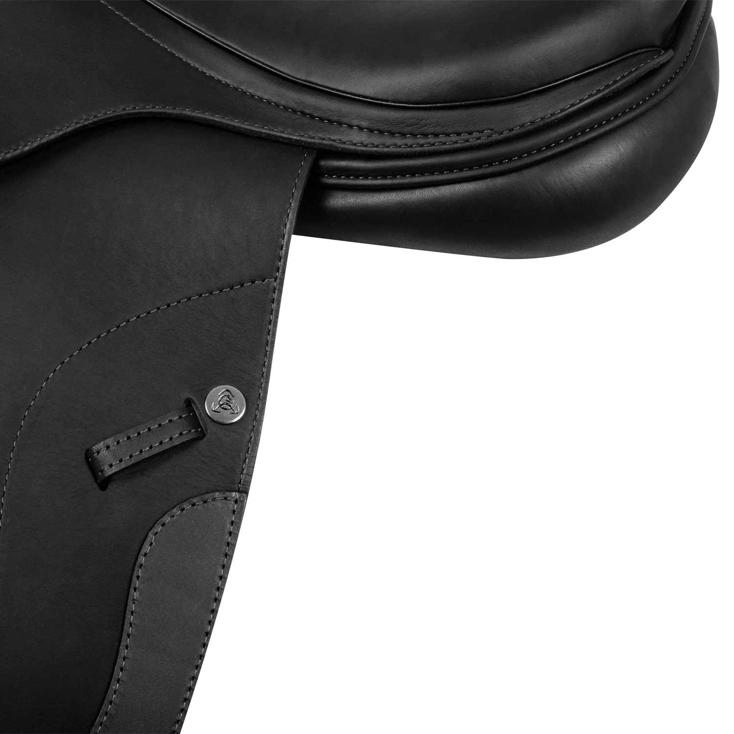 Selle de saut Roma arçon bois cuir double Acavallo
