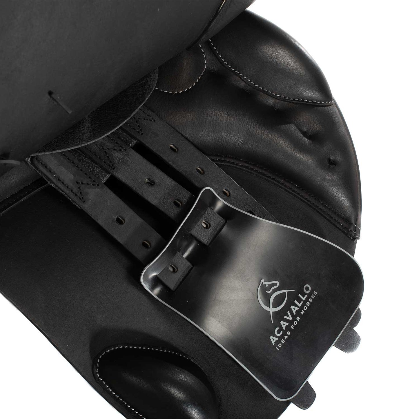 Selle de saut Veneziano avec oreillers en laine Acavallo