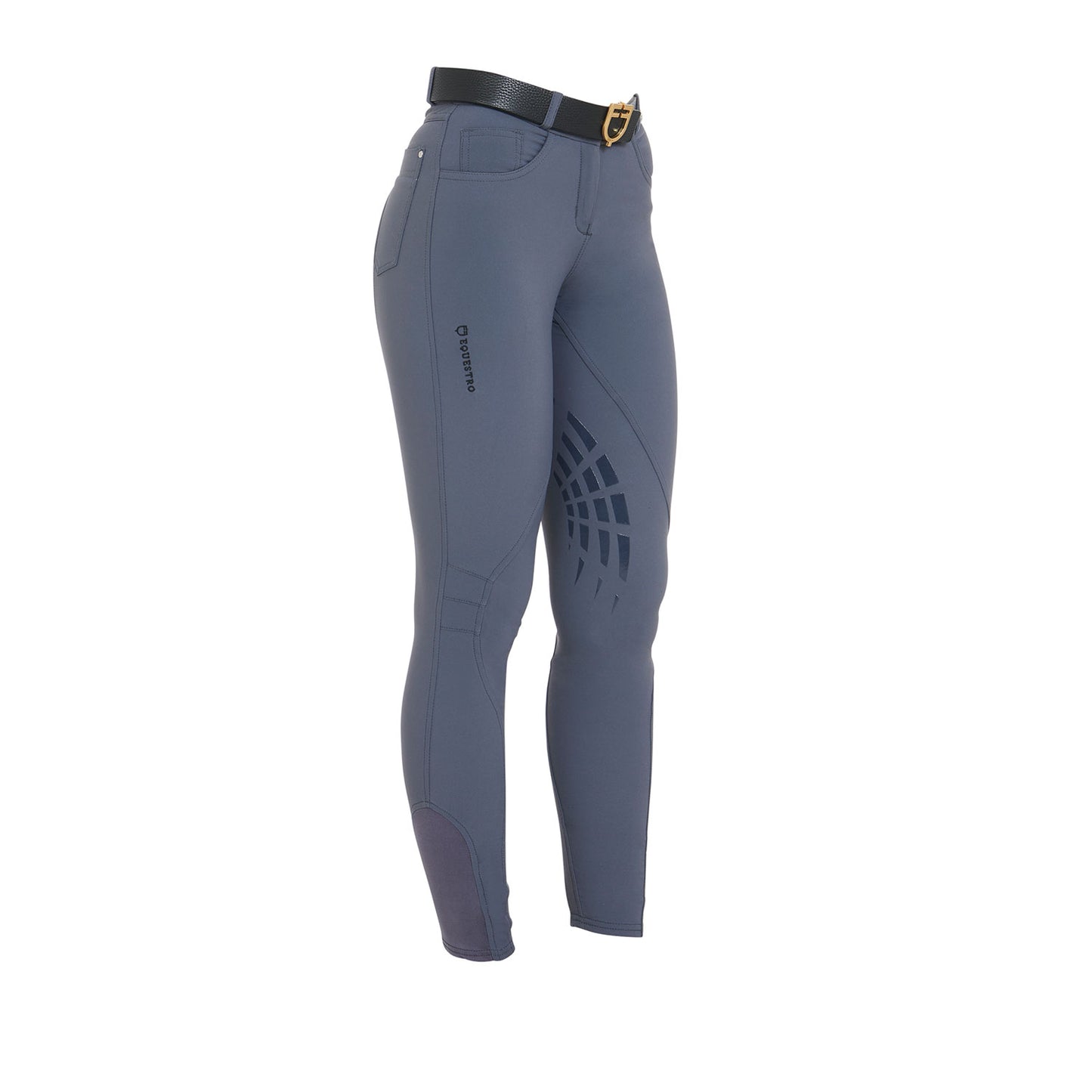 PANTALON FEMME EN TISSU TECHNIQUE AVEC GRIP AU GENOU