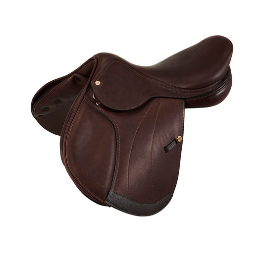 Selle de saut Firenze arçon bois cuir doublé Acavallo