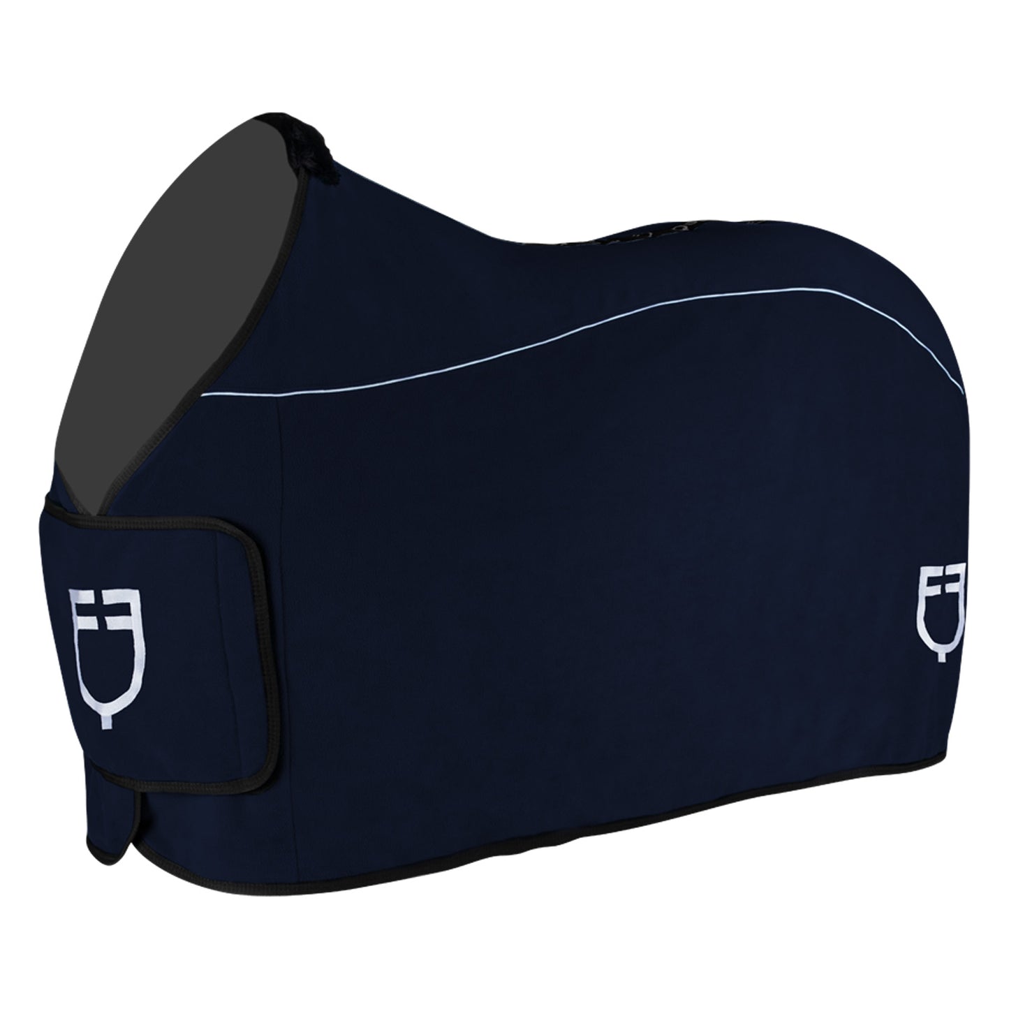COUVERTURE EQUESTRO EN POLAIRE AVEC FERMETURE FRONTAL