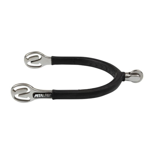 ÉPERONS METALAB ROUE LISSE C/CAOUTCHOUC SUPER GRIP