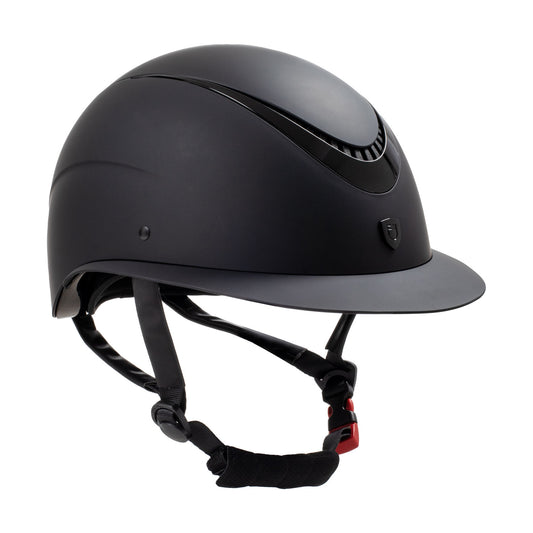 CASQUE EQUESTRO AVEC FRAME BRILLANT ET VISIÈRE LARGE