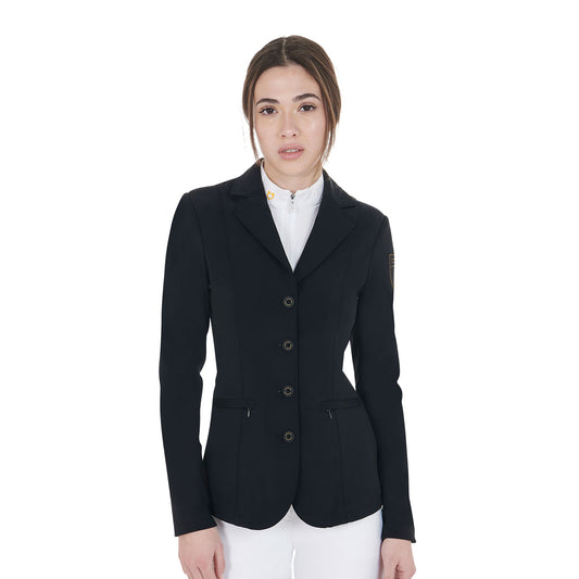 VESTE DE CONCOURS POUR FEMME AVEC LOGO BRODÉ EN CONTRASTE